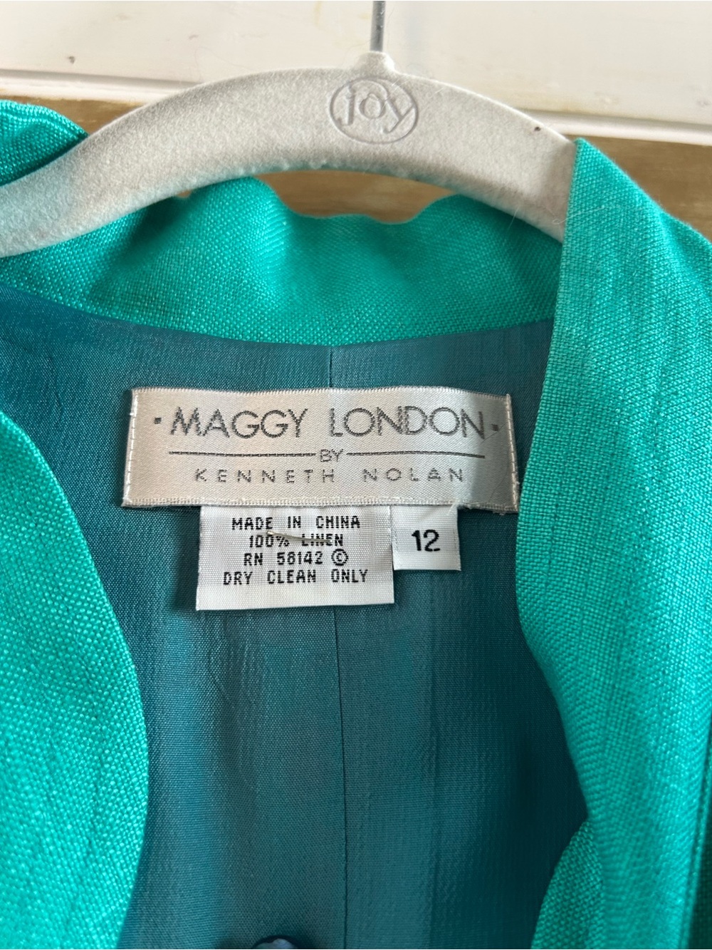 Vintage linen dress - Picture 2 of 8